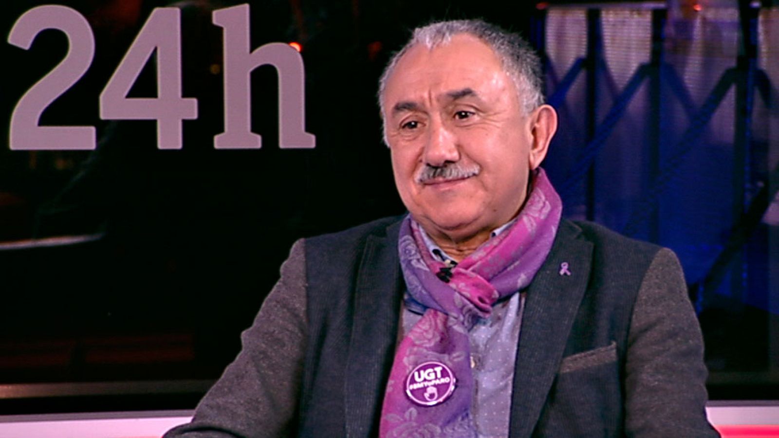 El secretario general de UGT se dice "absolutamente convencido" de que el Gobierno revisará la actualización de las pensiones