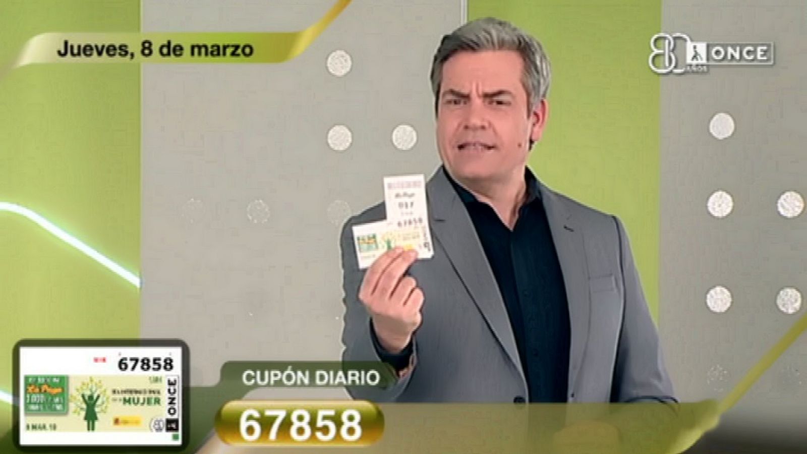 Sorteo ONCE - 08/03/18 - ver ahora