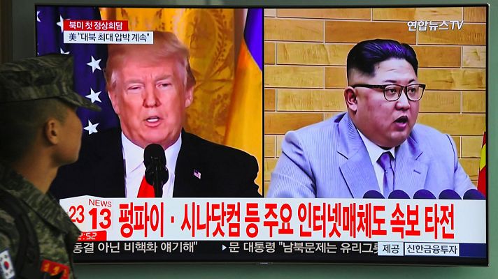 Informativo 24h - Donald Trump acepta reunirse con Kim Jong-un en mayo para abordar la desnuclearización de Corea del Norte