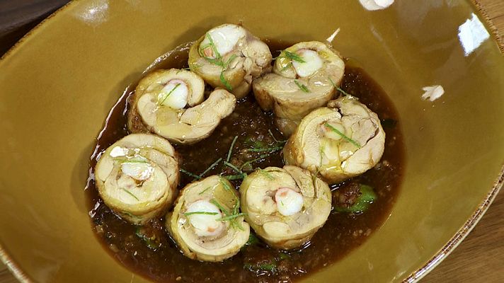 RTVE Cocina - Pollo con langostinos y tamarindo