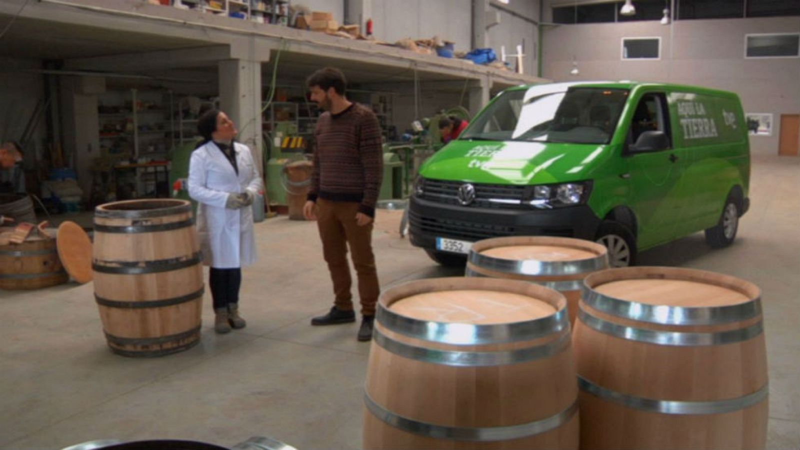 Toneles de vino reciclados