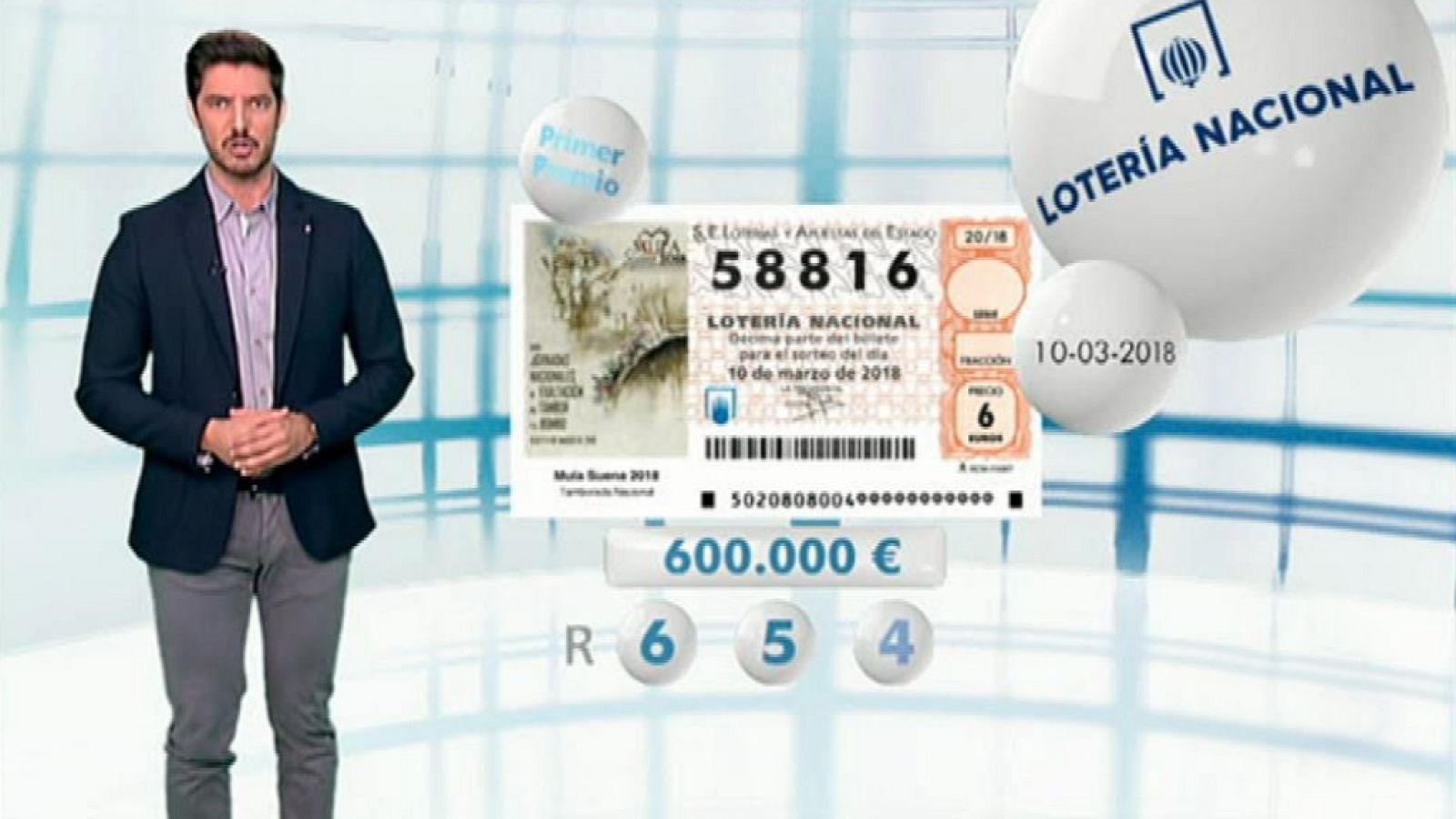 Lotería Nacional - 10/03/18 - ver ahora