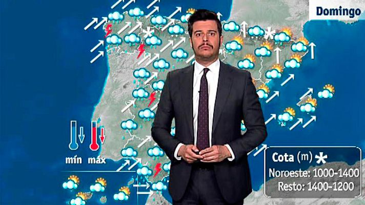 El tiempo - Bajada general de temperaturas y rachas huracanadas en noroeste
