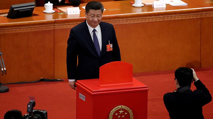 Telediario 1 - China elimina el límite de dos mandatos presidenciales y Xi Jinping podrá seguir en el poder más allá de 2023
