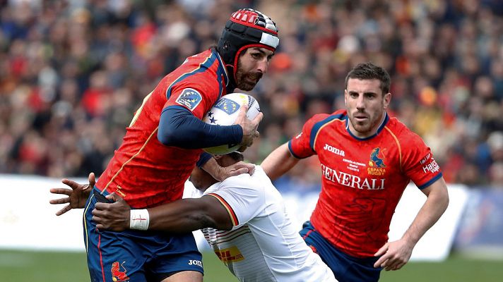 Rugby - Primer ensayo de España ante Alemania