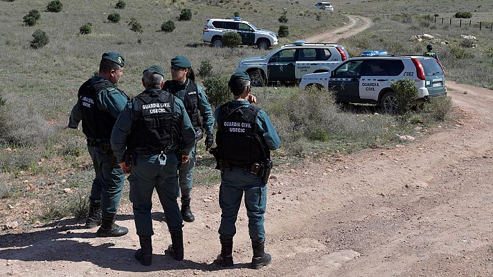 Telediario 1 - La Guardia Civil registra la finca en la que Ana Julia Quezada ocultó el cuerpo de Gabriel
