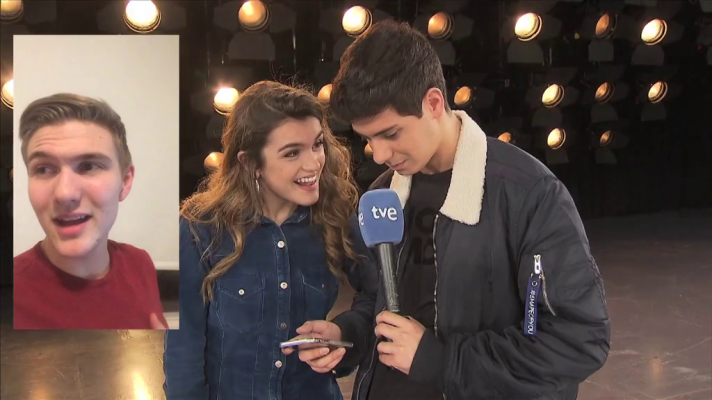Eurovisión - Amaia y Alfred reciben un mensaje del representante de Islan