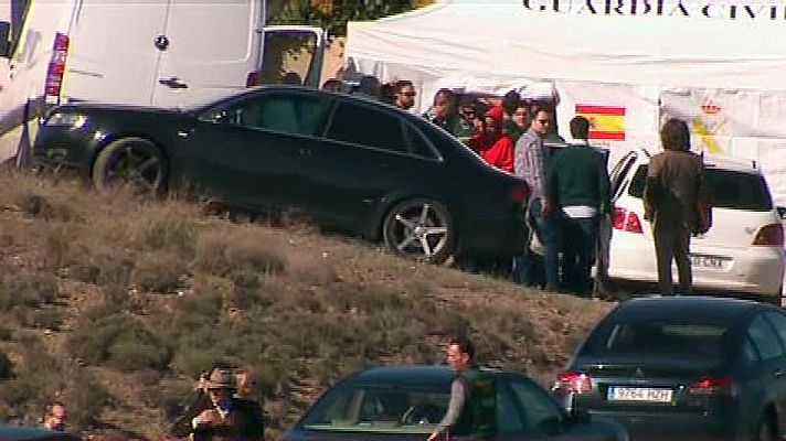 20H - La Guardia Civil termina la reconstrucción del crimen de Gabriel en presencia de la detenida