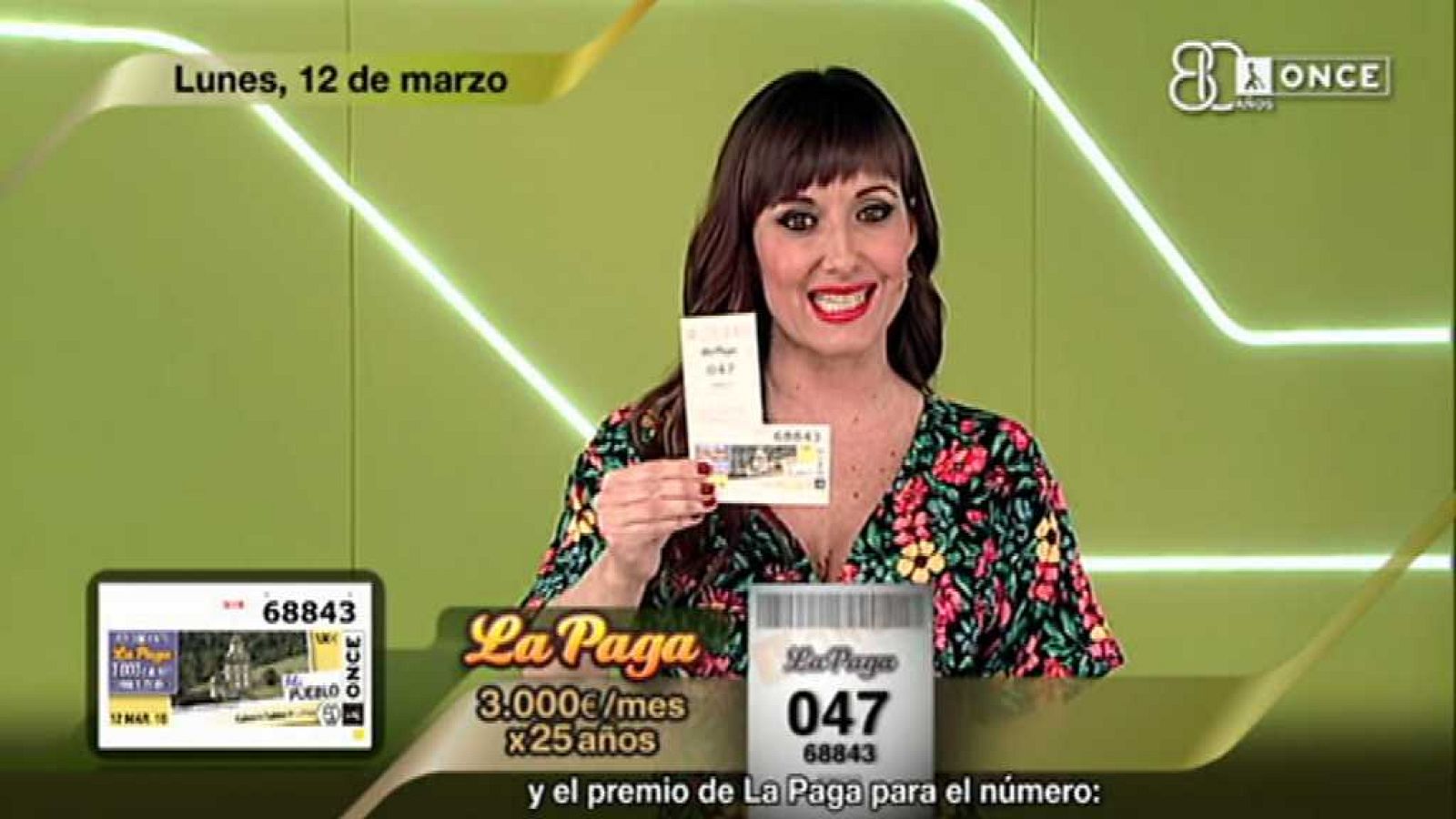 Sorteo ONCE - 12/03/18 - ver ahora