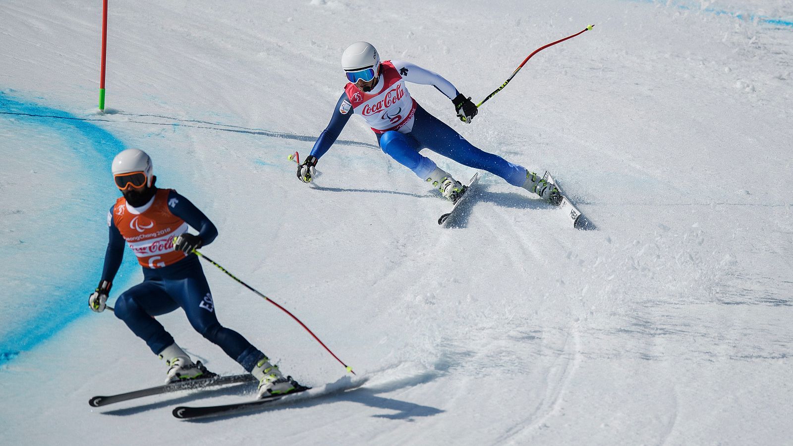 Jon Santacana y Miguel Galindo se cuelgan la plata en Supercombinada