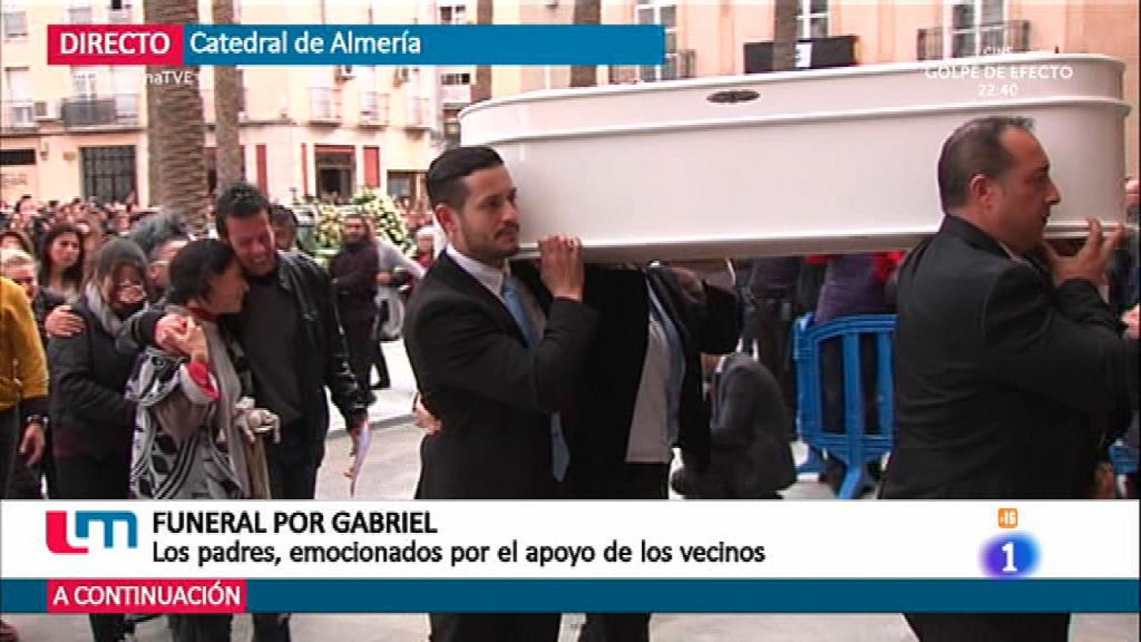 Multitudinario funeral por Gabriel
