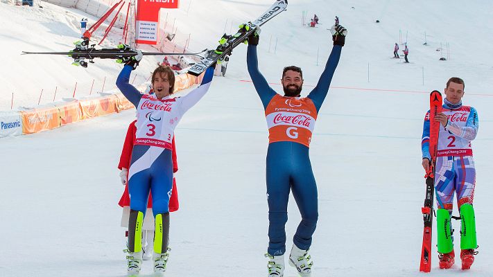 Telediario 1 - Santacana y Galindo, plata en Supercombinada