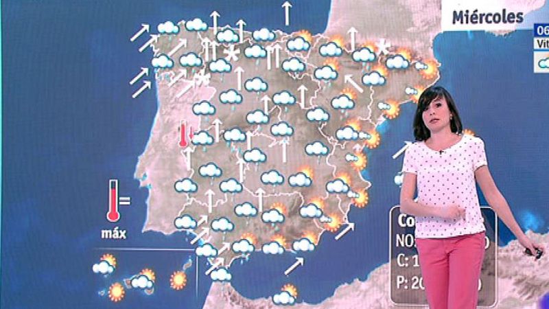 Fuerte viento del sur  en todo el oeste y centro peninsular