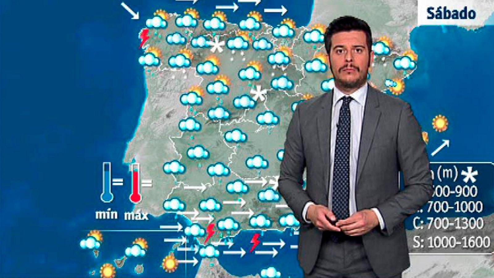 Lluvia, viento y nieve en la mayor parte de la Península, sobre todo en Andalucía