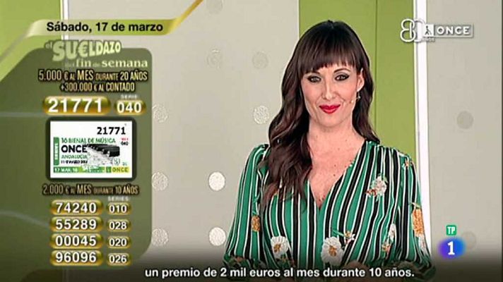 Sorteos ONCE - Sorteo ONCE - 17/03/18