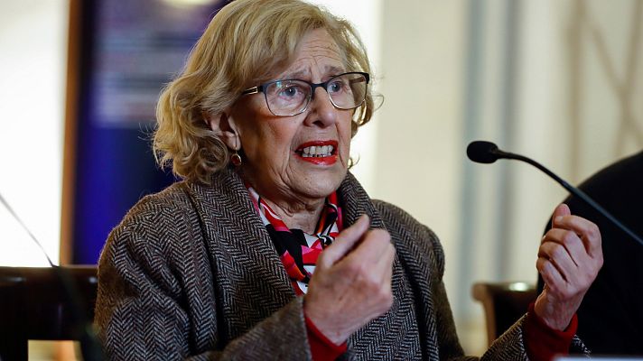 Telediario 1 - Carmena defiende la "correcta" gestión del Ayuntamiento en el incidente de Lavapiés y descarta dimisiones