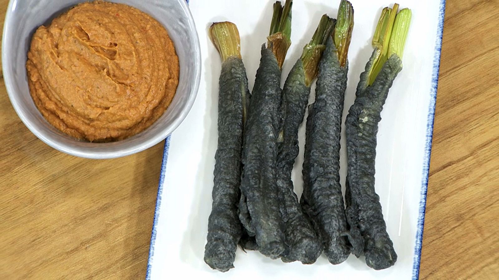 Torres en la cocina - Tempura de calçots