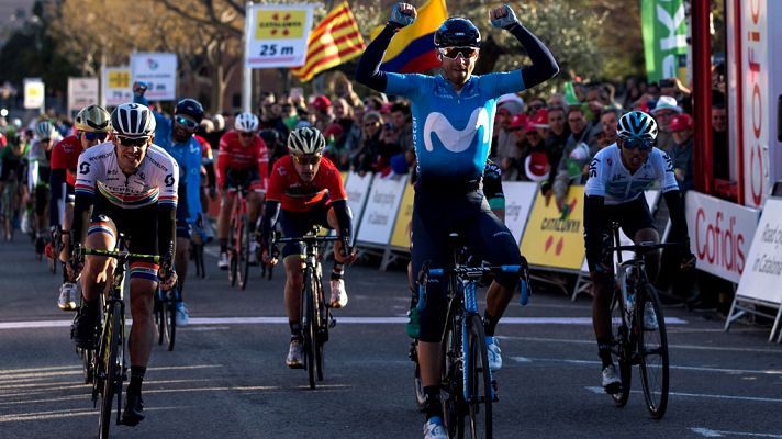  - Valverde vence al esprint en Valls y es el nuevo líder de la Volta
