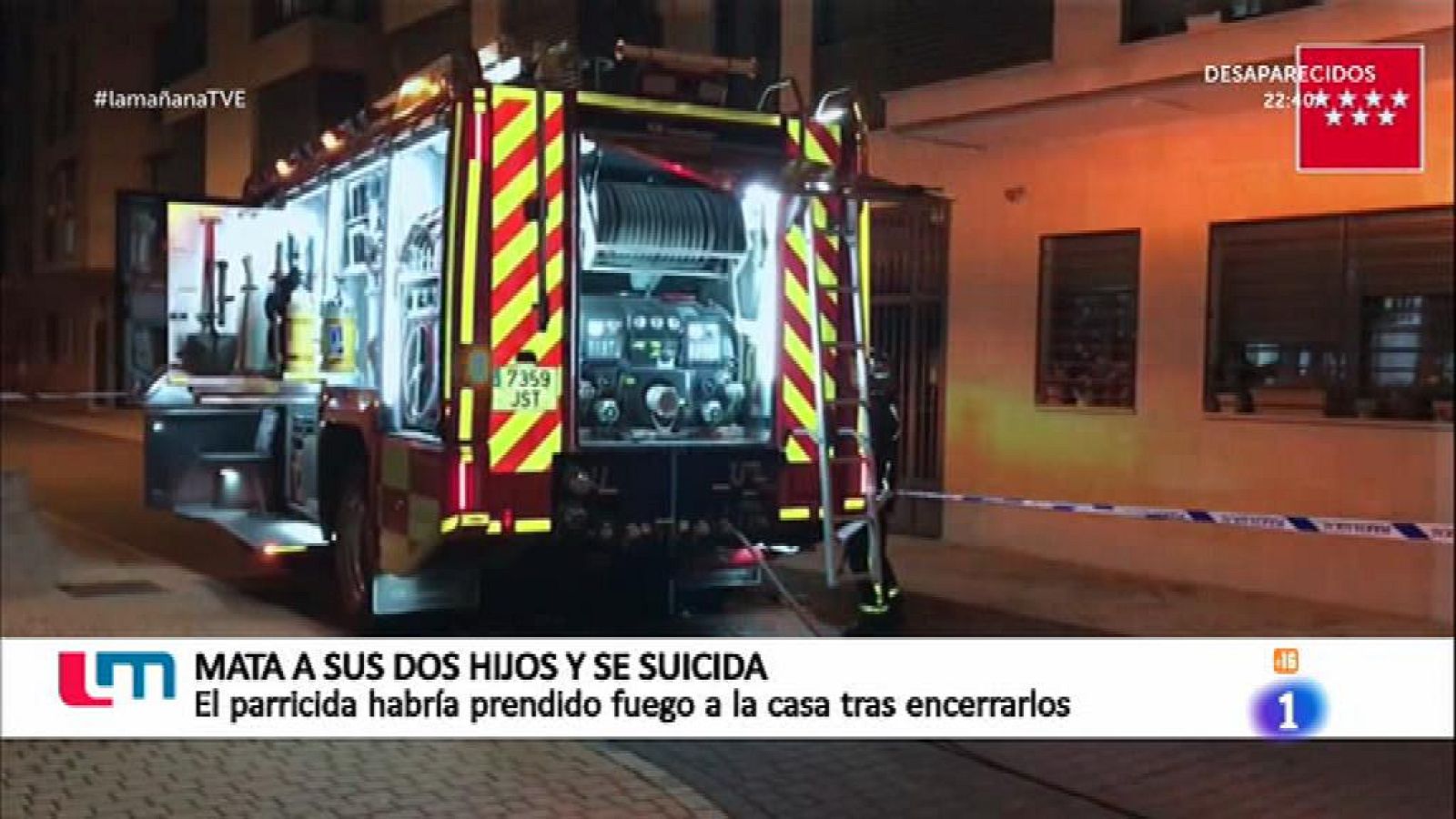 Dos niños muertos en un incendio en Getafe