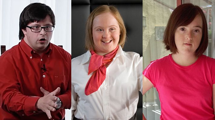 Telediario 1 - Sólo el 5% de los trabajadores con síndrome de Down lo hace en entornos ordinarios