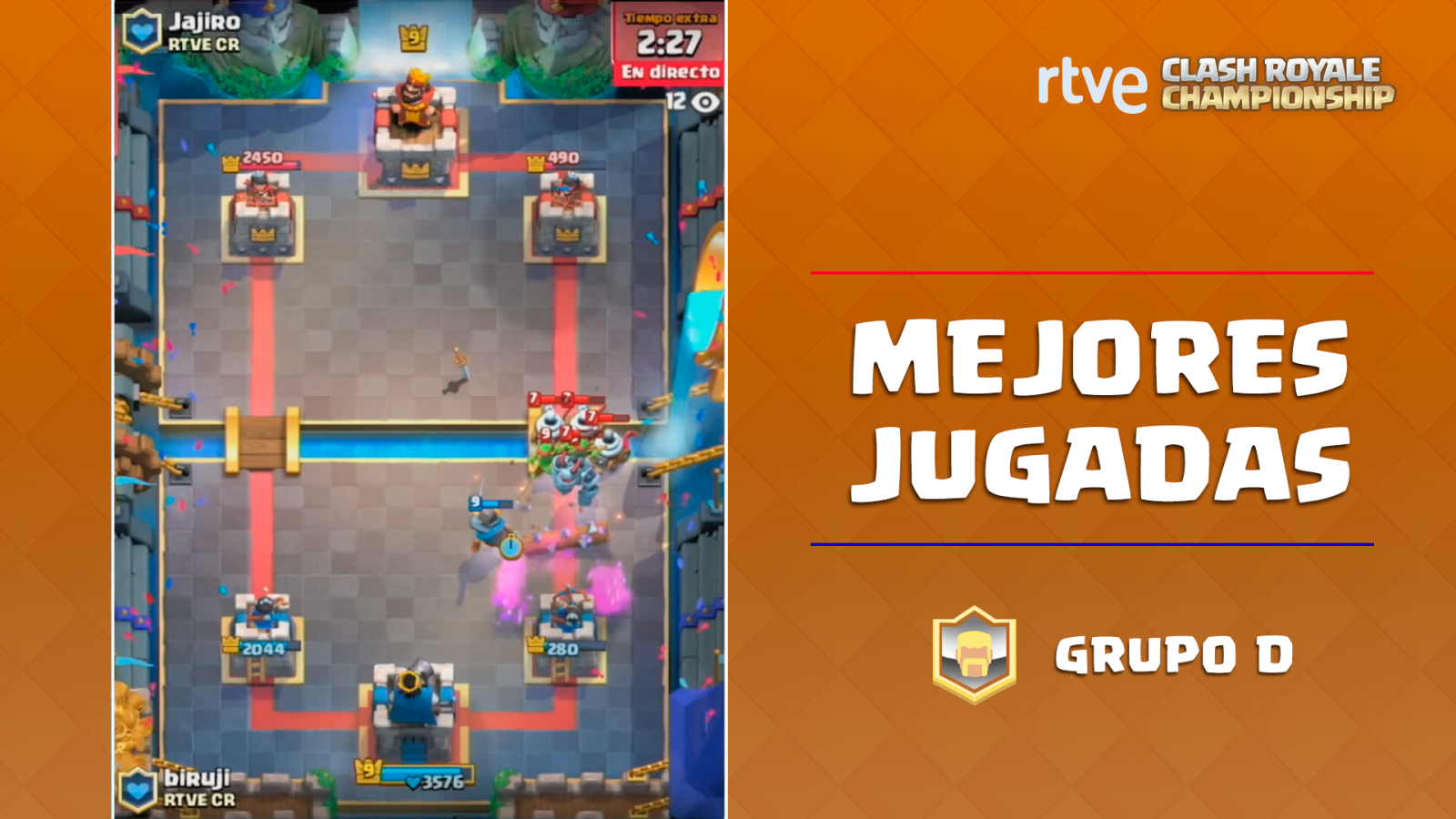 RTVE Clash Royale Championship. Grupo D - Las mejores jugadas