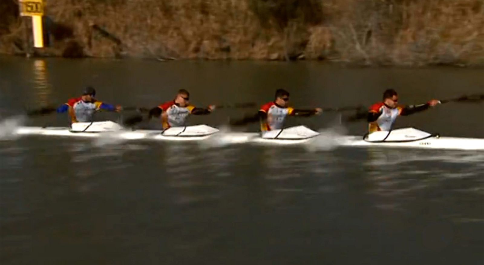 El casting del K4-500 del piragüismo español | Ver