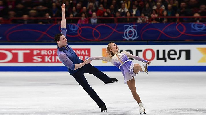 Patinaje sobre hielo - Cto. del Mundo. Programa libre parejas (Milán)