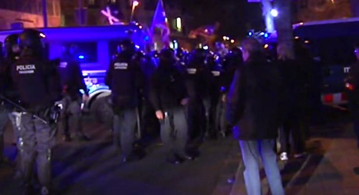 20H - Concentraciones en varios puntos de Barcelona en protesta por los encarcelamientos