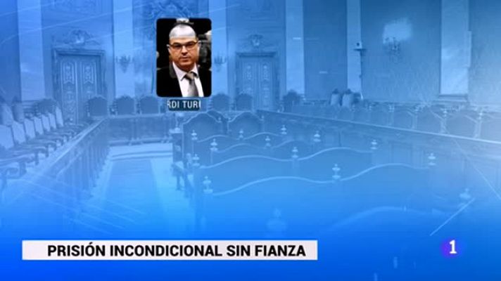 Telediario 1 - Primera noche en el Centro Penitenciario de Estremera para los exconsjeros del Gobierno Catalan