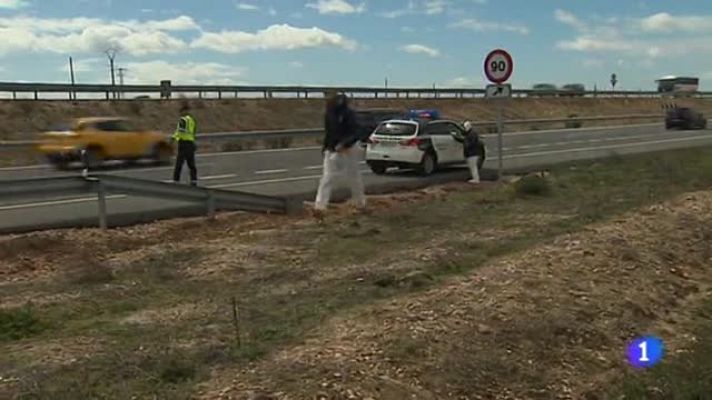 Telediario 1 - Vuelco en la investigación sobre la mujer hallada muerta ayer en la autovía A-5
