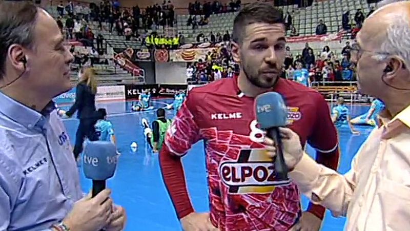 LNFS 2017-2018. Andresito: "Contento de ayudar al equipo" | Ver