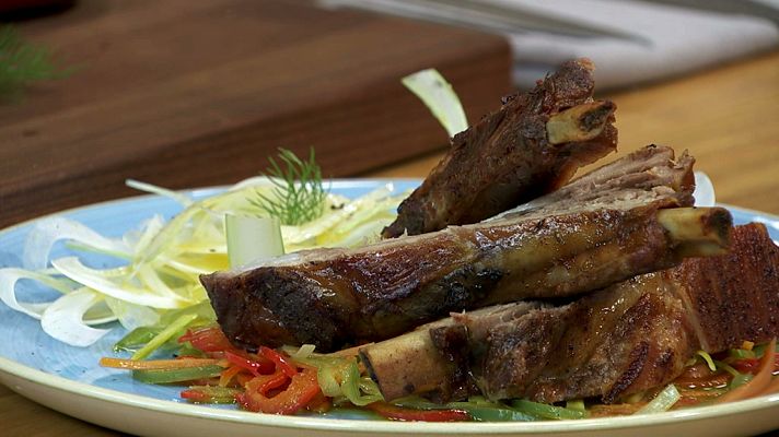 RTVE Cocina - Costillas de cerdo confitadas