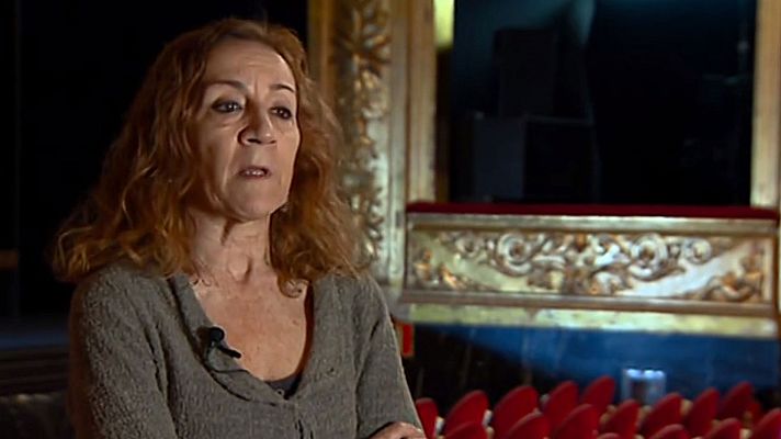 Telediario 1 - La mujer reivindica su papel en el Día Mundial del Teatro