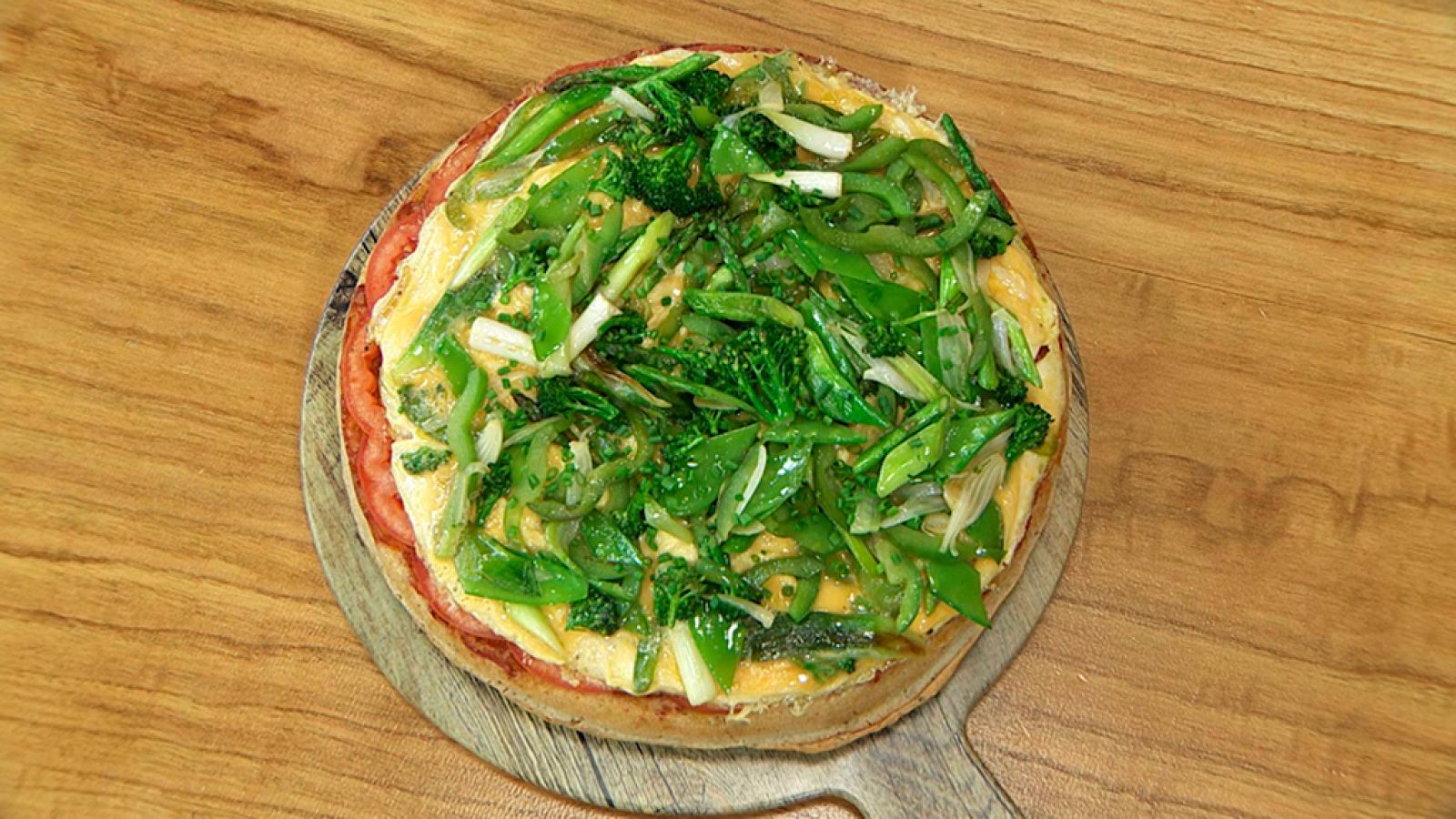 Torres en la cocina - Tortilla abierta de verduras