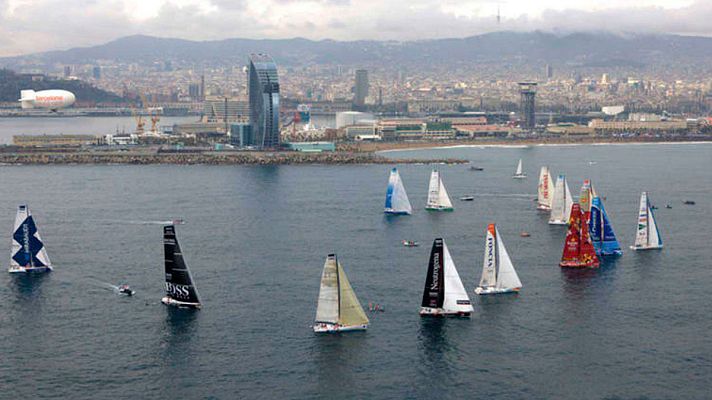 Telediario 1 - Cancelada la Barcelona World Race de 2019 ante la falta de patrocinios por la inestabilidad política