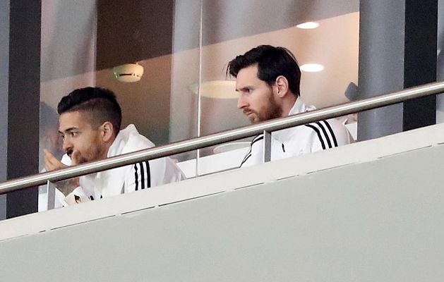 Telediario 1 - Messi, duda para el partido ante el Sevilla