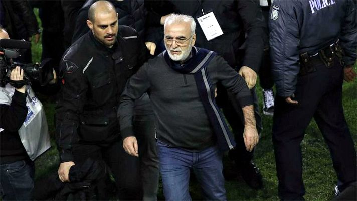 Telediario 1 - El presidente del PAOK es duramente sancionado