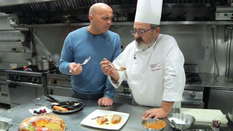 Torrijas y roscón de Reyes, todo en uno