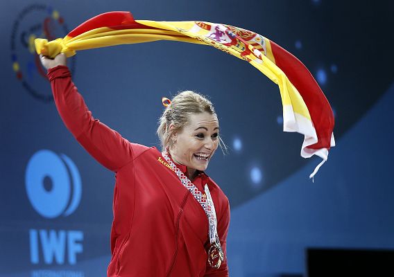 Telediario 1 - Lydia Valentín, campeona de Europa por cuarta vez