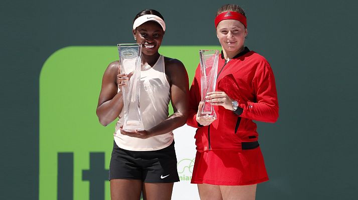 Tenis - WTA Torneo Miami (EEUU) Final: S.Stephens - J.Ostapenko