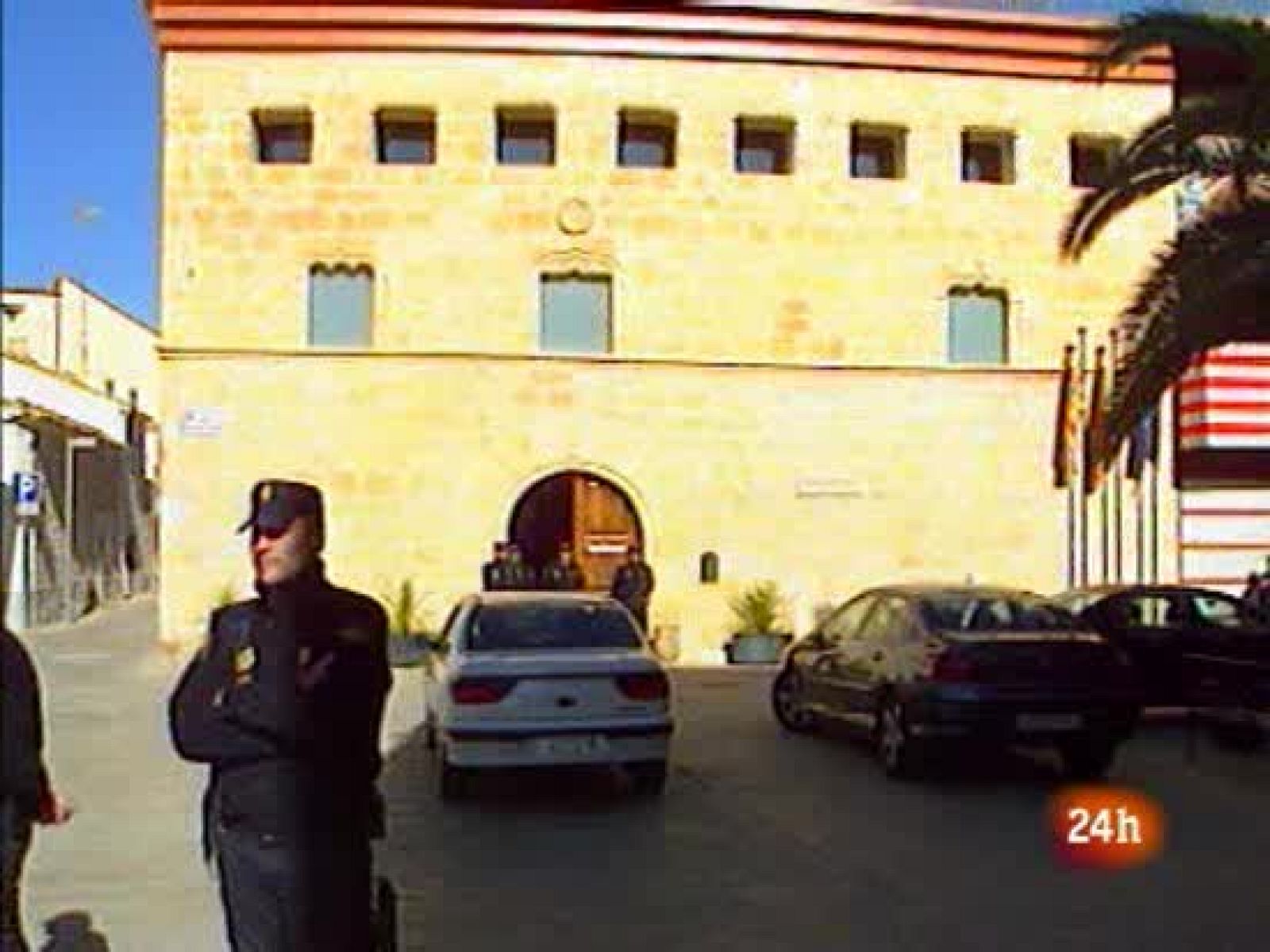 Llegan a declarar los imputados de La Muela | Ver