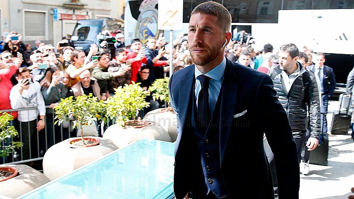 Telediario 1 - El Madrid llega a Turín con toda la plantilla