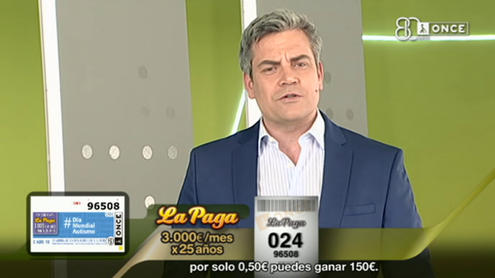 Sorteo ONCE - 02/04/18  - ver ahora