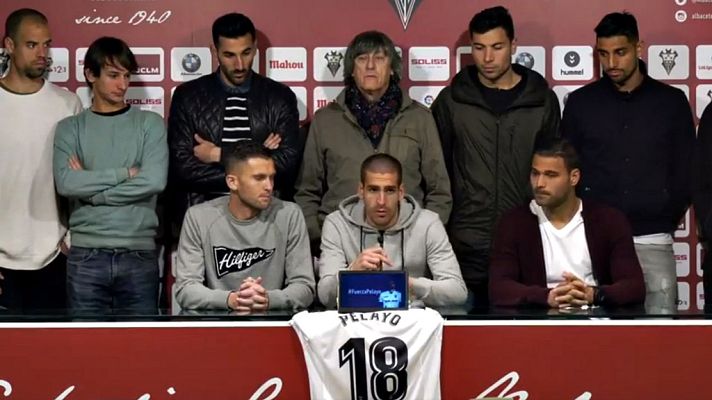 Telediario 1 - La plantilla del Albacete agradece los apoyos recibidos tras accidente de Pelayo Novo