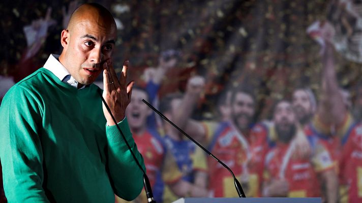 Telediario 1 - Albert Rocas se despide entre lágrimas del balonmano profesional