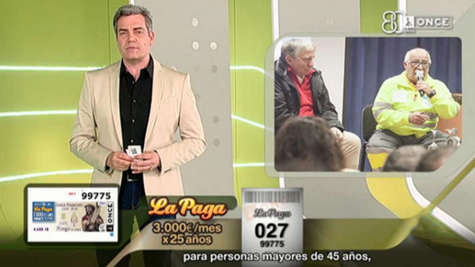 Sorteo ONCE - 04/04/18 - ver ahora