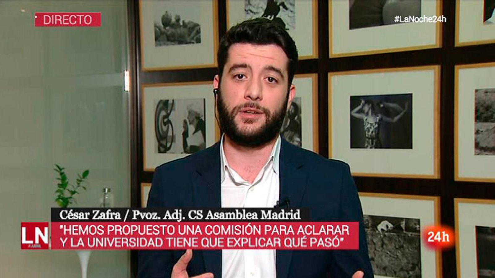 César Zafra (Cs), sobre la moción de censura a Cifuentes: "Al PSOE le han podido las prisas"