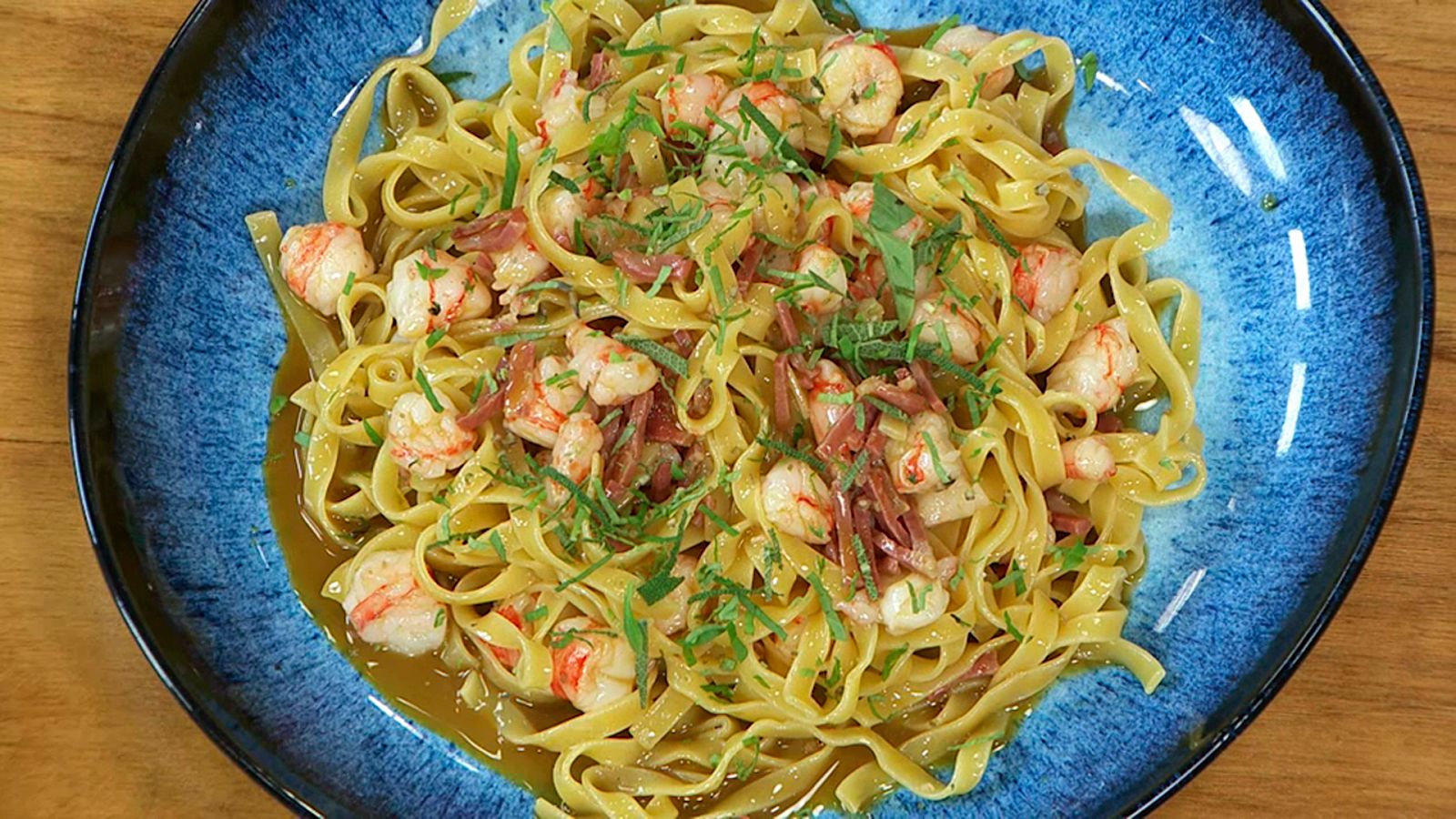 Torres en la cocina - Tallarines 'gambonara'