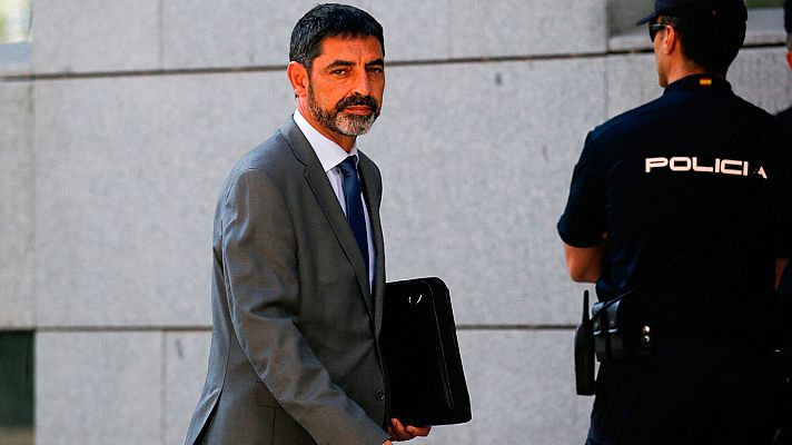 Telediario 1 - La juez Lamela procesa a Trapero por dos delitos de sedición y uno de organización criminal