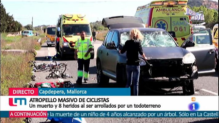 La mañana - Atropello de ciclistas, un muerto y ocho heridos